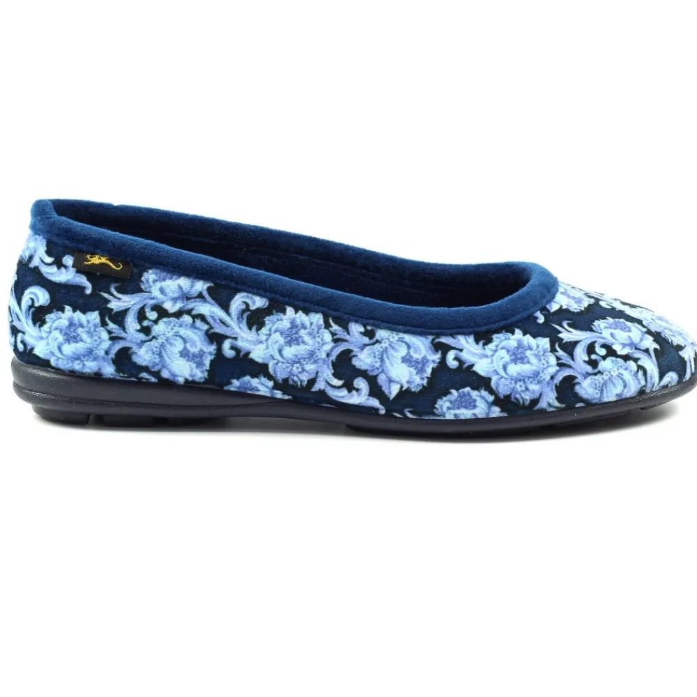 Lunar Shoes Babouche bleue tamaris Llb- Ballerine