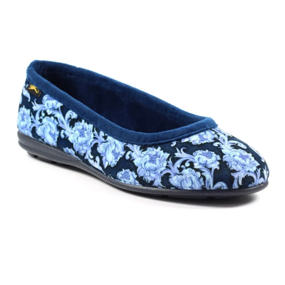 Lunar Shoes Babouche bleue tamaris Llb- Ballerine