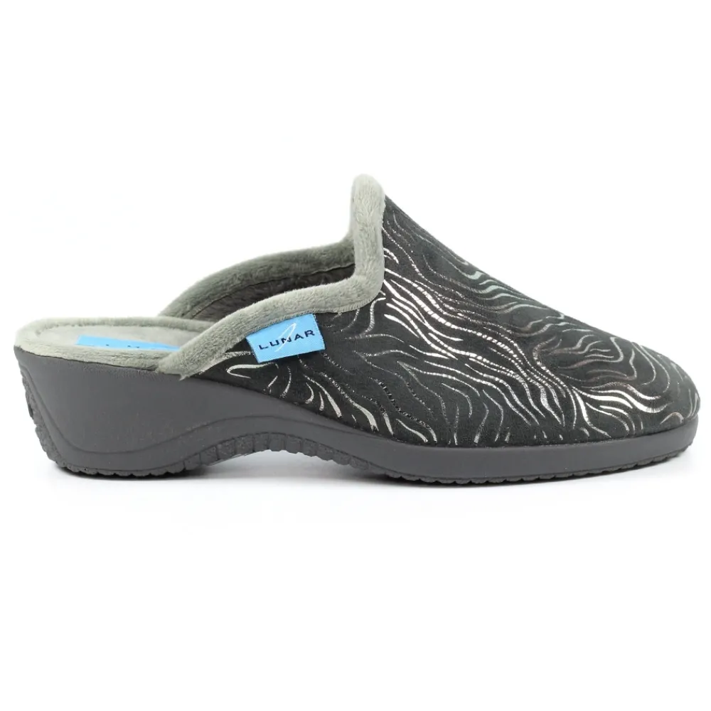 Lunar Shoes Babouche Darlene Grise- Mule