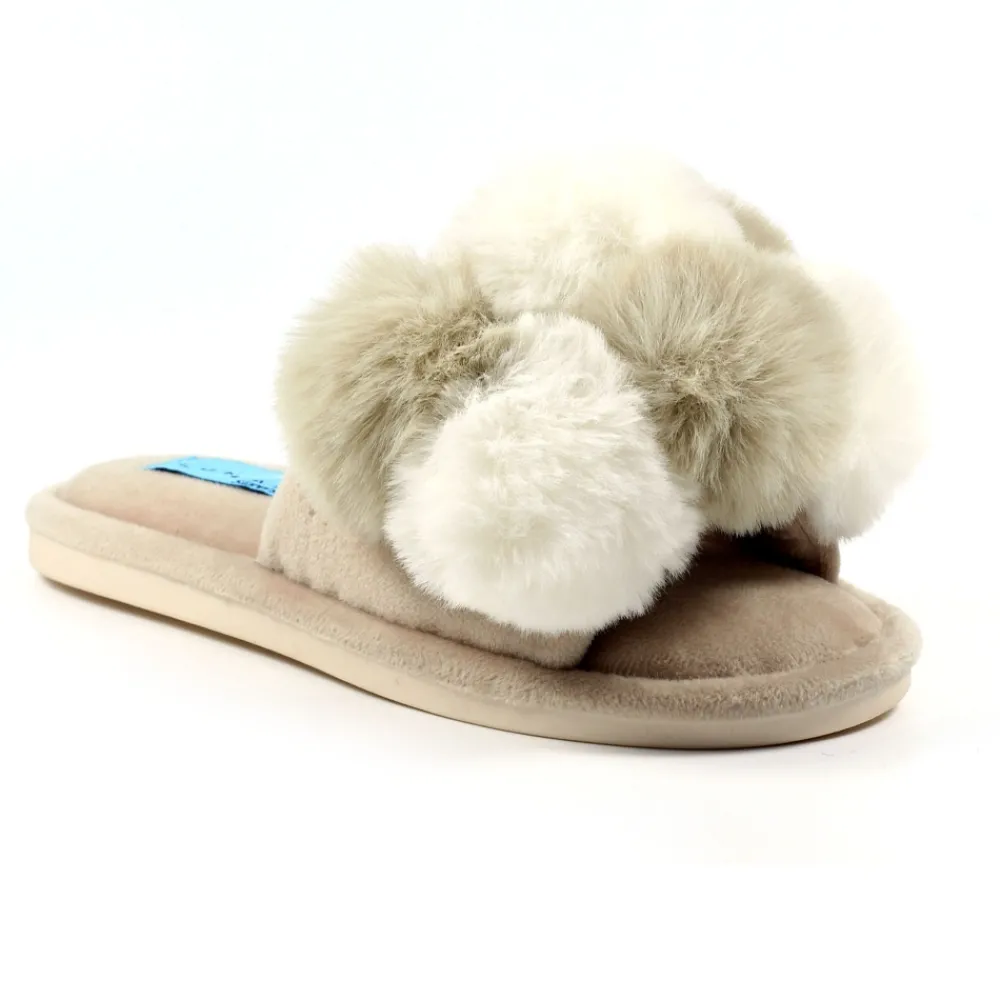 Lunar Shoes Babouche En Vison De Bambou- A Enfiler