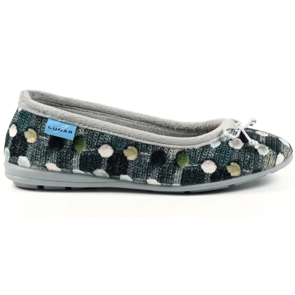 Lunar Shoes Babouche Escarpin Gris Magique- Ballerine | A Enfiler