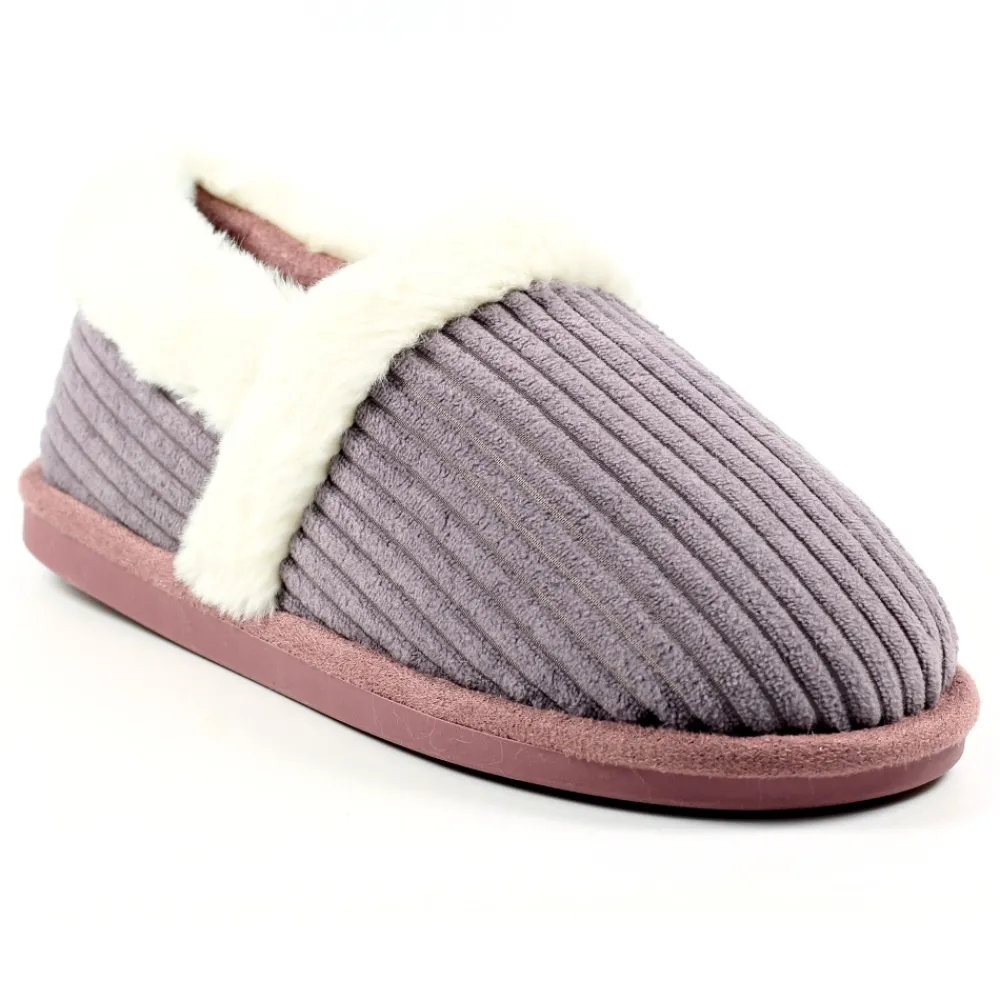 Lunar Shoes Babouche Fara Lilas- Chaussons En Coffret Cadeau | Ballerine