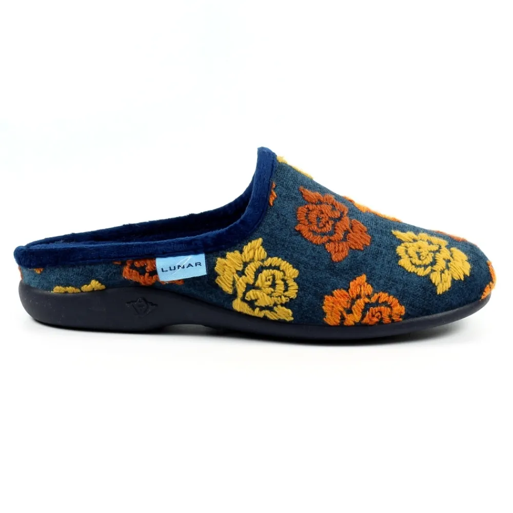 Lunar Shoes Babouche Mule Bleu Empire- A Enfiler | Mule