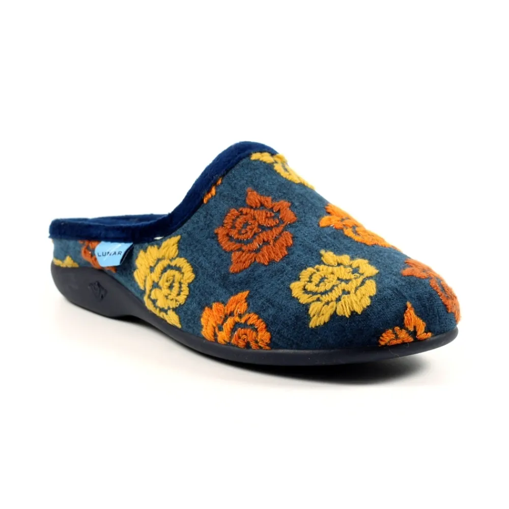 Lunar Shoes Babouche Mule Bleu Empire- A Enfiler | Mule