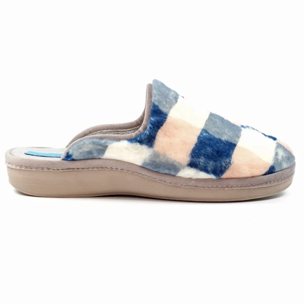 Lunar Shoes Babouche Mule Bleue Yasmina- A Enfiler | Mule