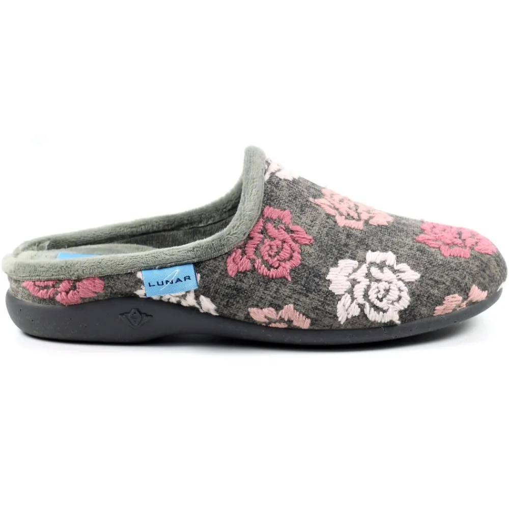 Lunar Shoes Babouche Mule Gris Empire- A Enfiler | Mule