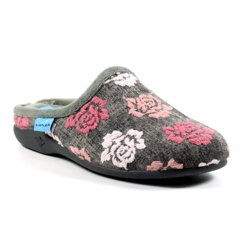 Lunar Shoes Babouche Mule Gris Empire- A Enfiler | Mule