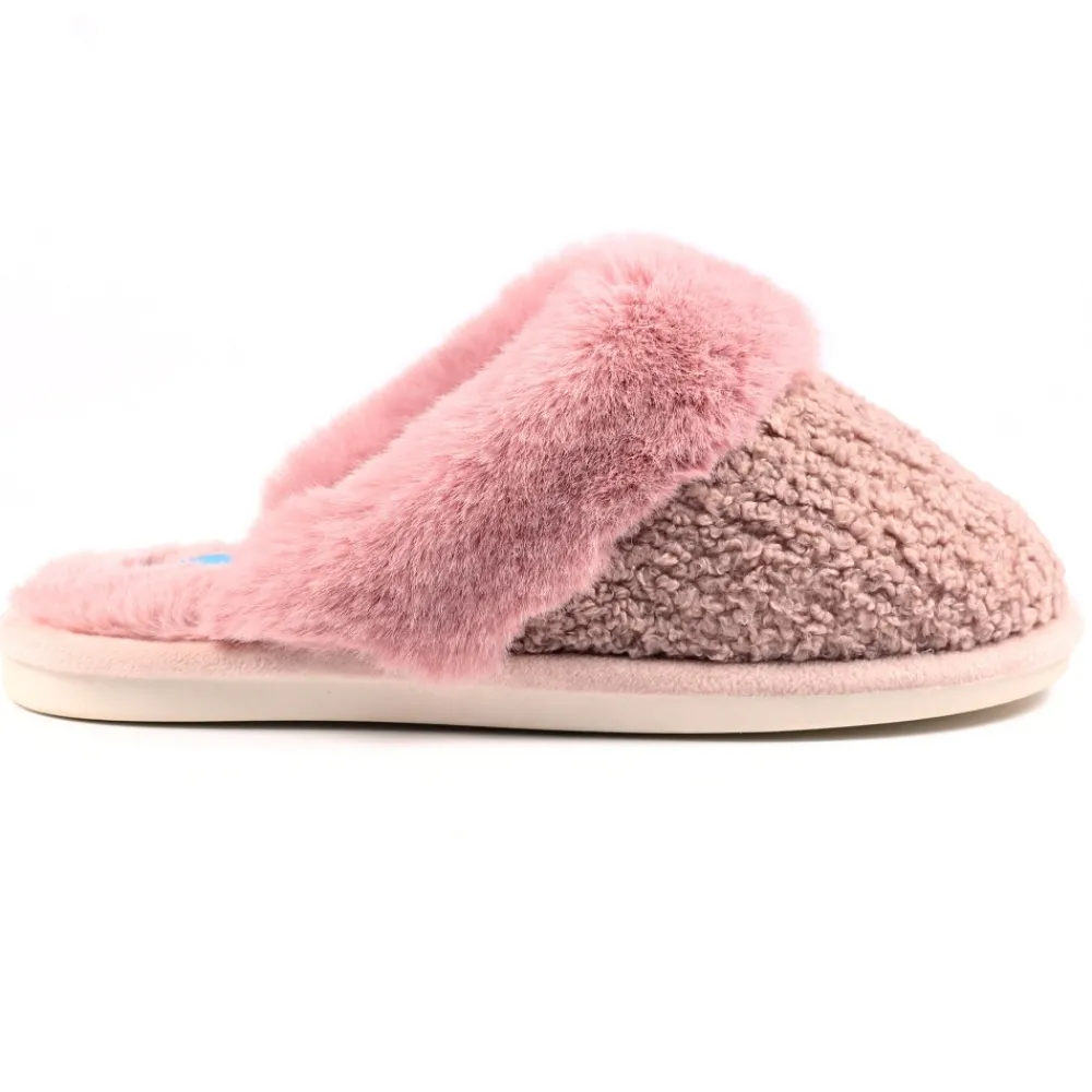 Lunar Shoes Babouche Mule Levisa Rose- Chaussons En Coffret Cadeau | A Enfiler