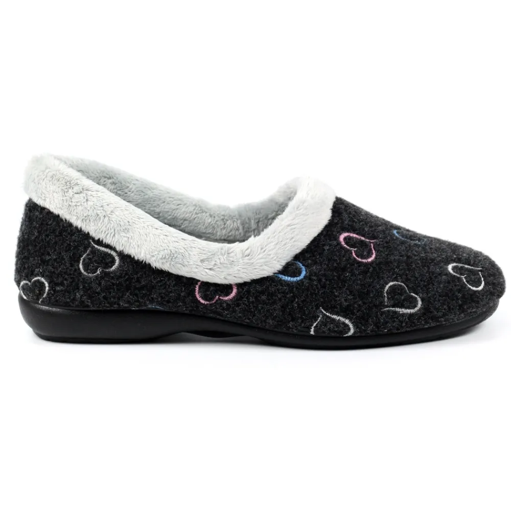 Lunar Shoes Babouche Sandino Noire- A Enfiler