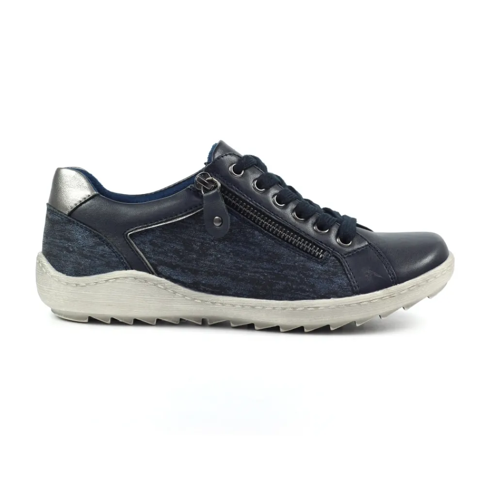 Lunar Shoes Basket Pampas Bleu Marine- Baskets | Chaussures Habillées