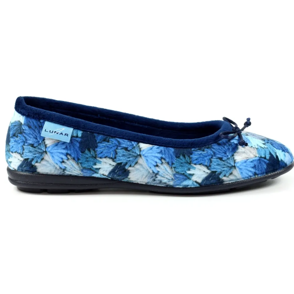 Lunar Shoes Chausson Escarpin Bleu Cancun- Ballerine