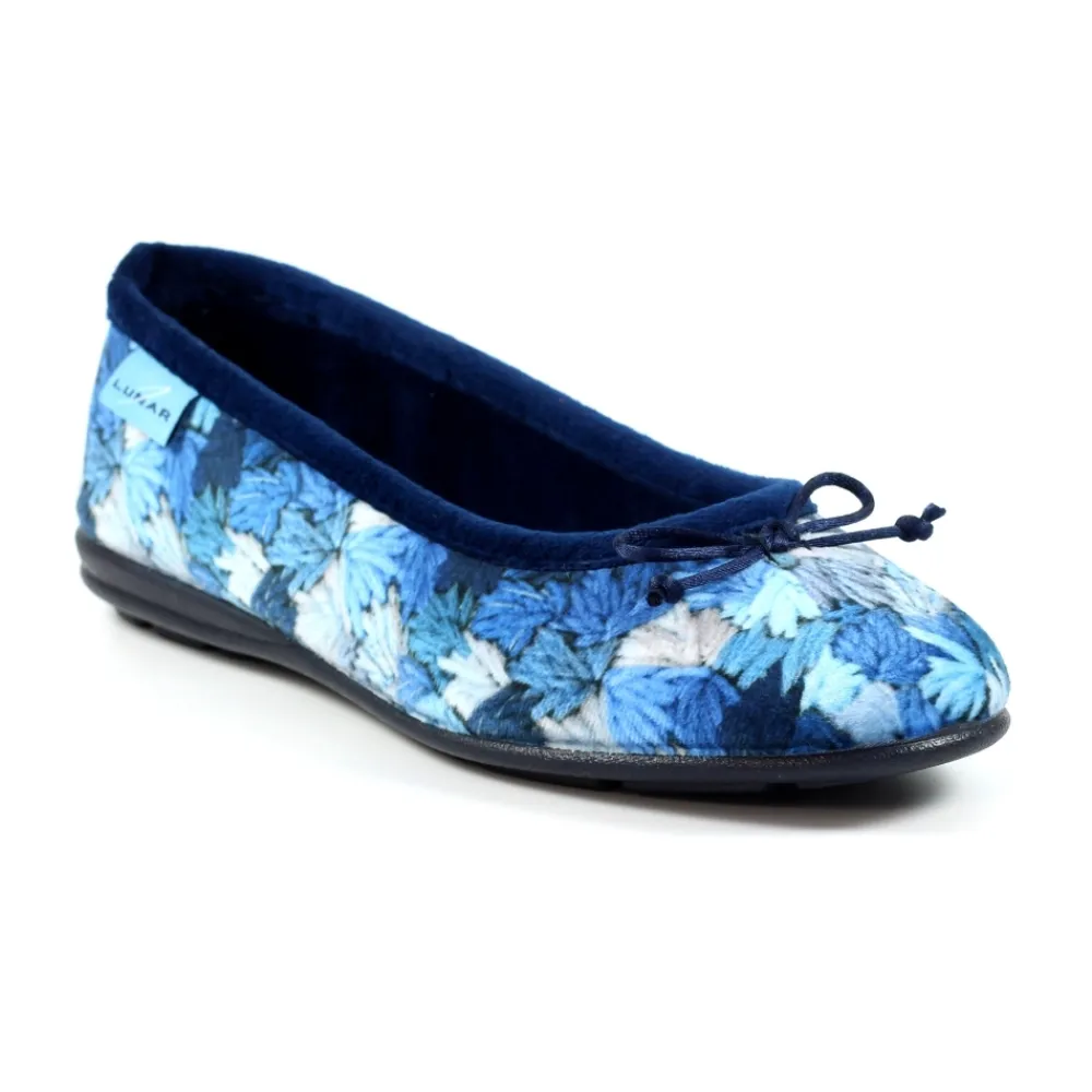 Lunar Shoes Chausson Escarpin Bleu Cancun- Ballerine