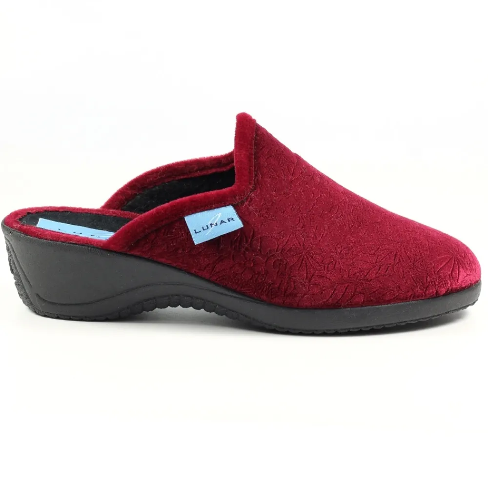 Lunar Shoes Chausson Mule Bordeaux Audrey- A Enfiler | Mule