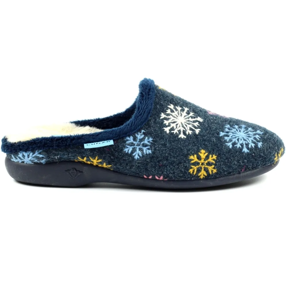 Lunar Shoes Chausson Mule Marine Juniper- A Enfiler | Mule