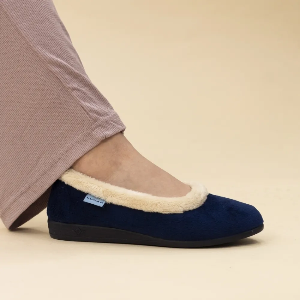 Lunar Shoes Escarpin Mabel Ii Bleu- Ballerine | A Enfiler