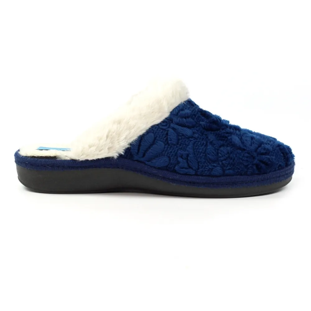 Lunar Shoes Mule Bleue Wilder- A Enfiler | Mule