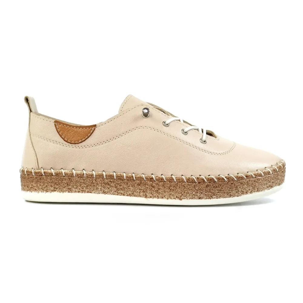 Lunar Shoes Tennis Evie En Cuir Crème- Chaussures Habillées | Chaussures Plates